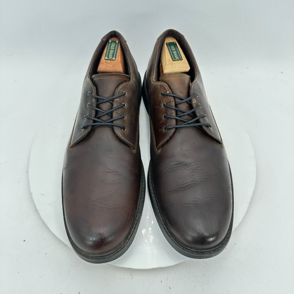Timberland Men Size 11M 78533 Brown Leather Waterproof Oxford Derby Shoes